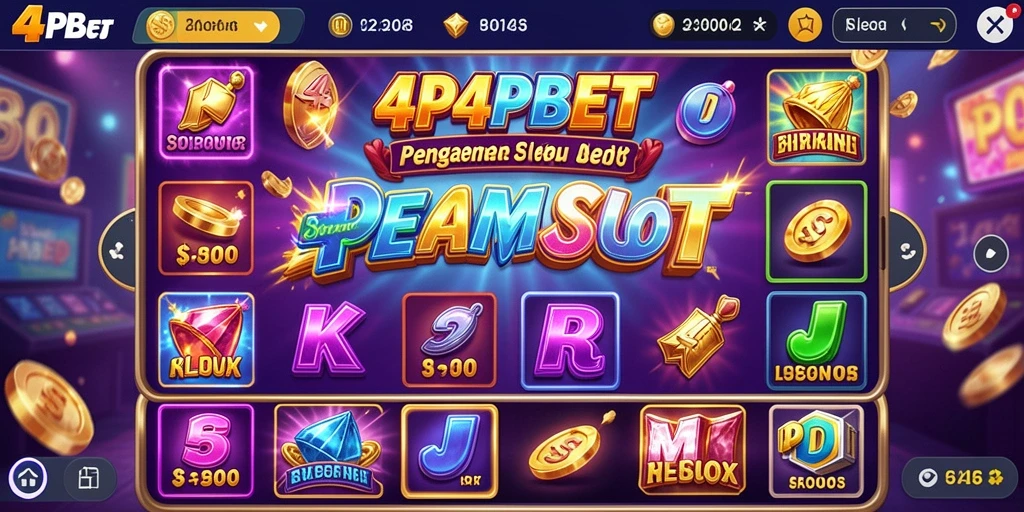 Tampilan gameplay menarik dari 4P4PBET dengan berbagai pilihan Slot.