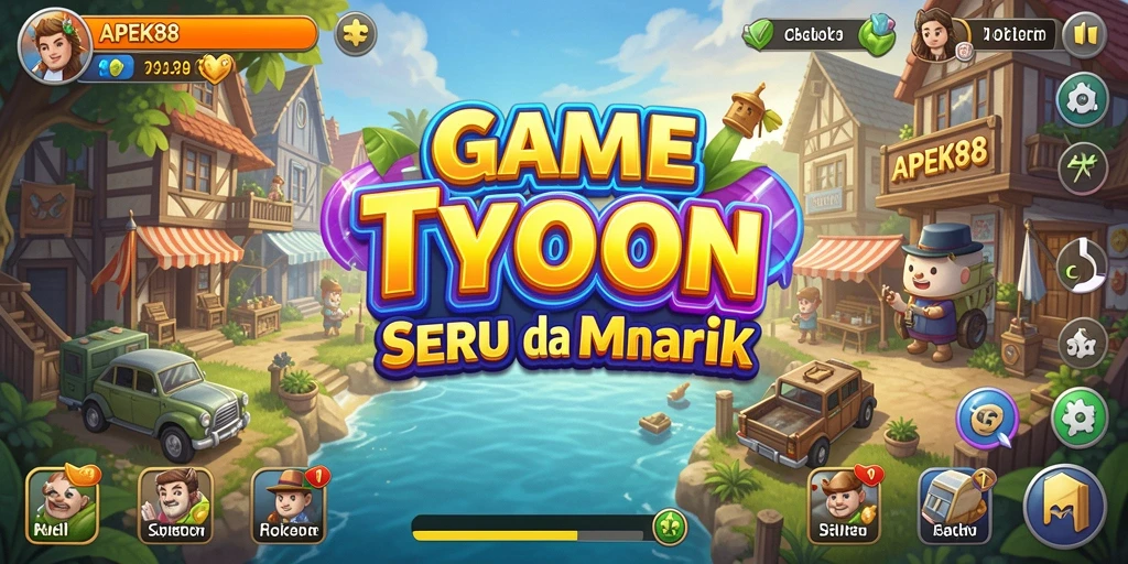 Tampilan aksi gameplay Tycoon yang seru dalam APEK88.