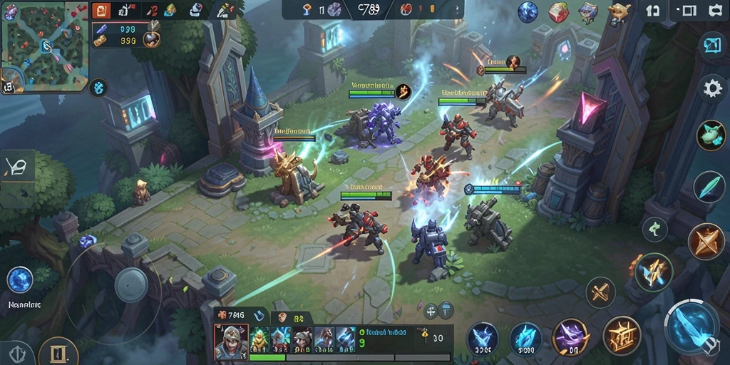 Tampilan gameplay C789 yang menegangkan dan seru.