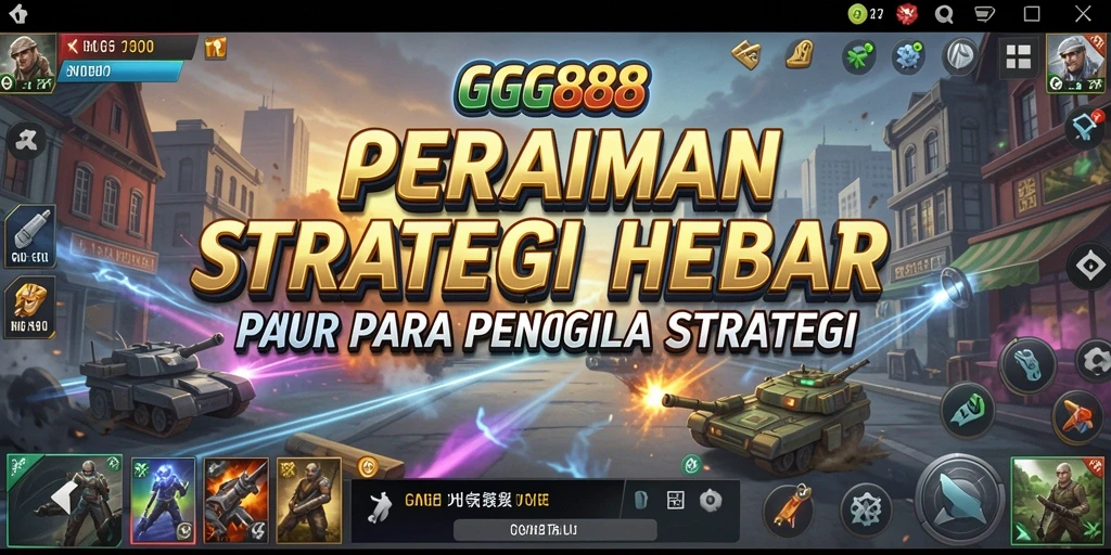 Tampilan gameplay strategis yang mendalam dalam GGG888.
