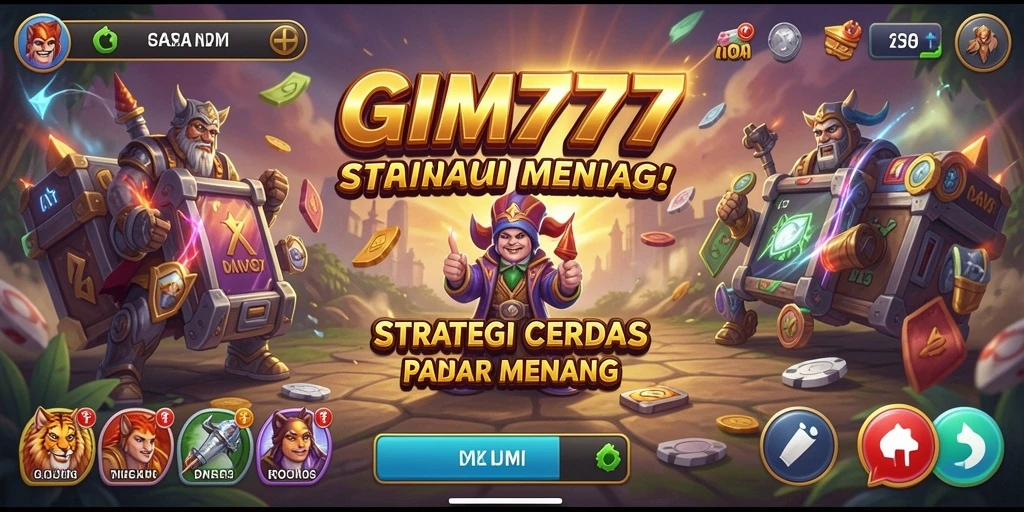 Tampilan gameplay seru di GIM777, penuh strategi dan taktik.