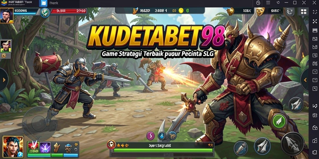 Tangkapan layar utama KUDETABET98 menunjukkan gameplay SLG yang menarik.