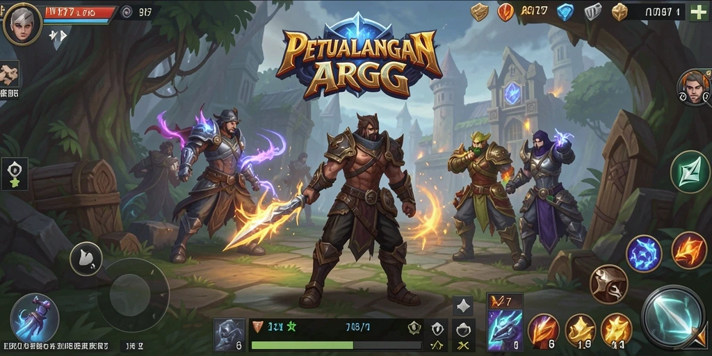 Gameplay epik L777 dalam dunia ARPG yang penuh petualangan.