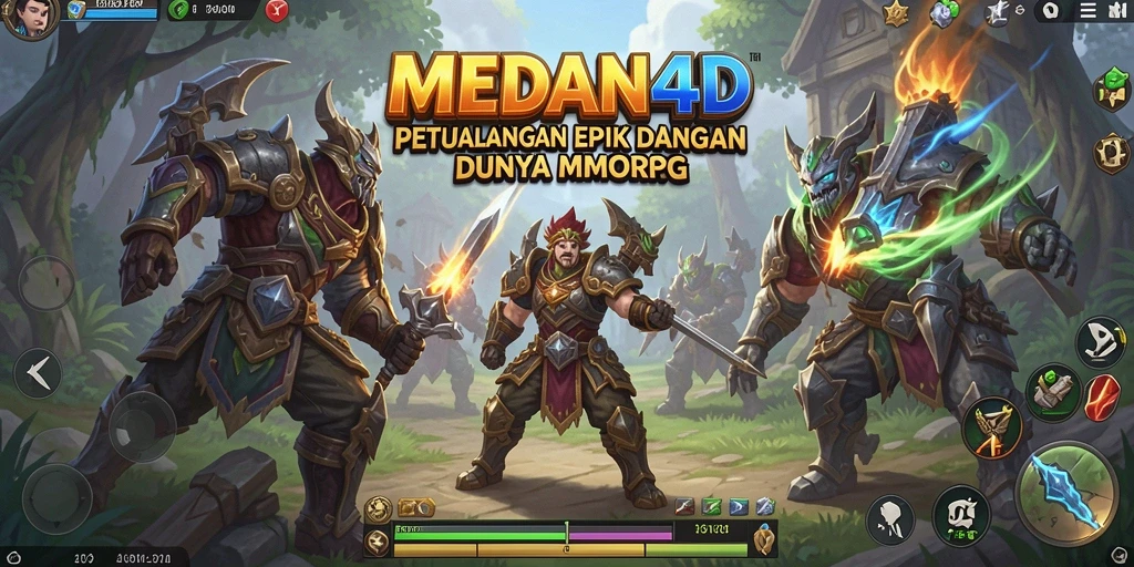 Screenshot dari gameplay menarik <strong>MEDAN4D</strong> dalam dunia MMORPG.