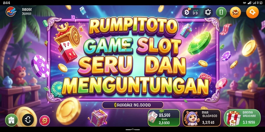 Tampilan gameplay Slot RUMPITOTO yang menarik dan seru.