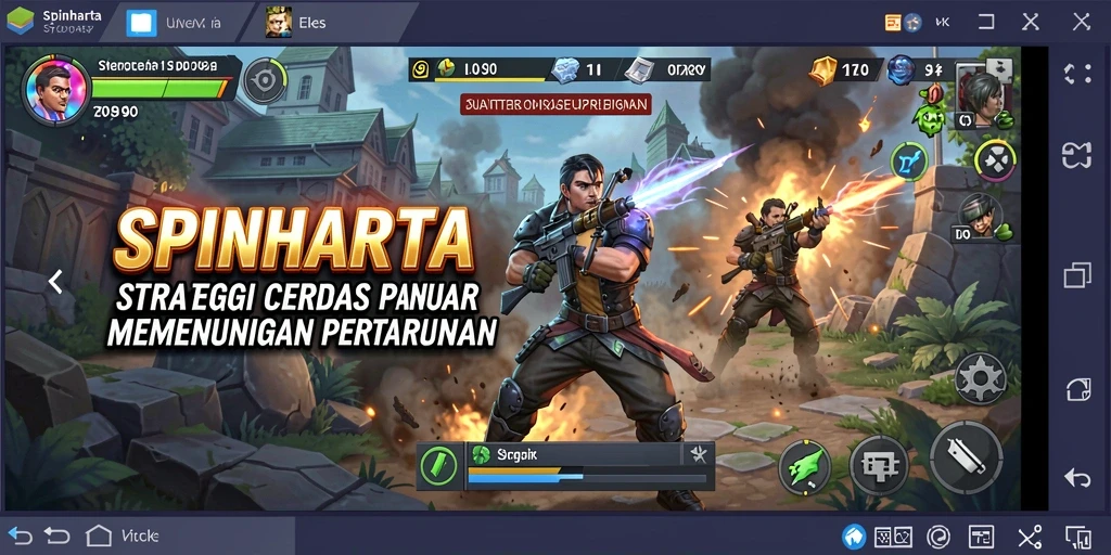 Tampilan permainan menarik dari SPINHARTA dengan elemen strategi yang mendalam.