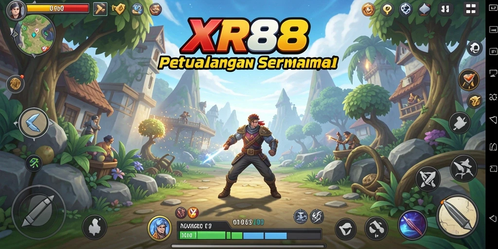 Tampilan seru gameplay SLG XR88 yang menantang.